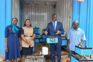 Buganda Minister Noah Kiyimba Meets Young Innovators at Rokaways Creative Technologies